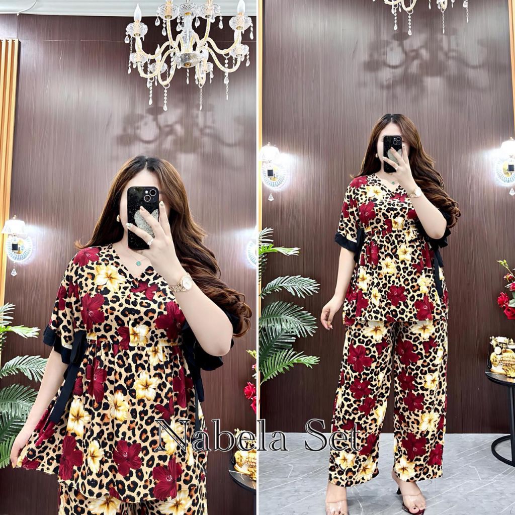 baju setelan one set Alisa Launa Kiara Lauria piyama set wanita busui by dst Annabelle terbaru