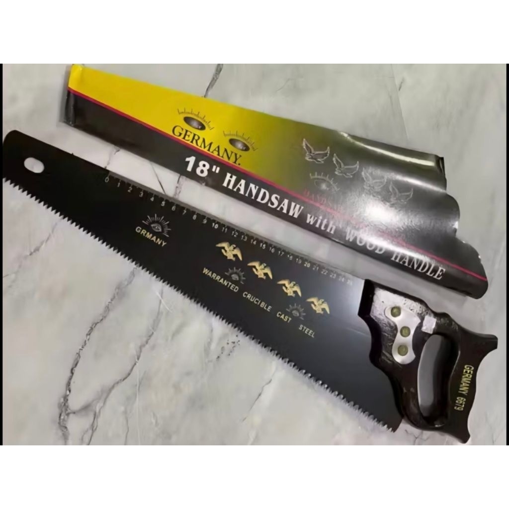 Gergaji kayu cap mata 18" gagang kayu
