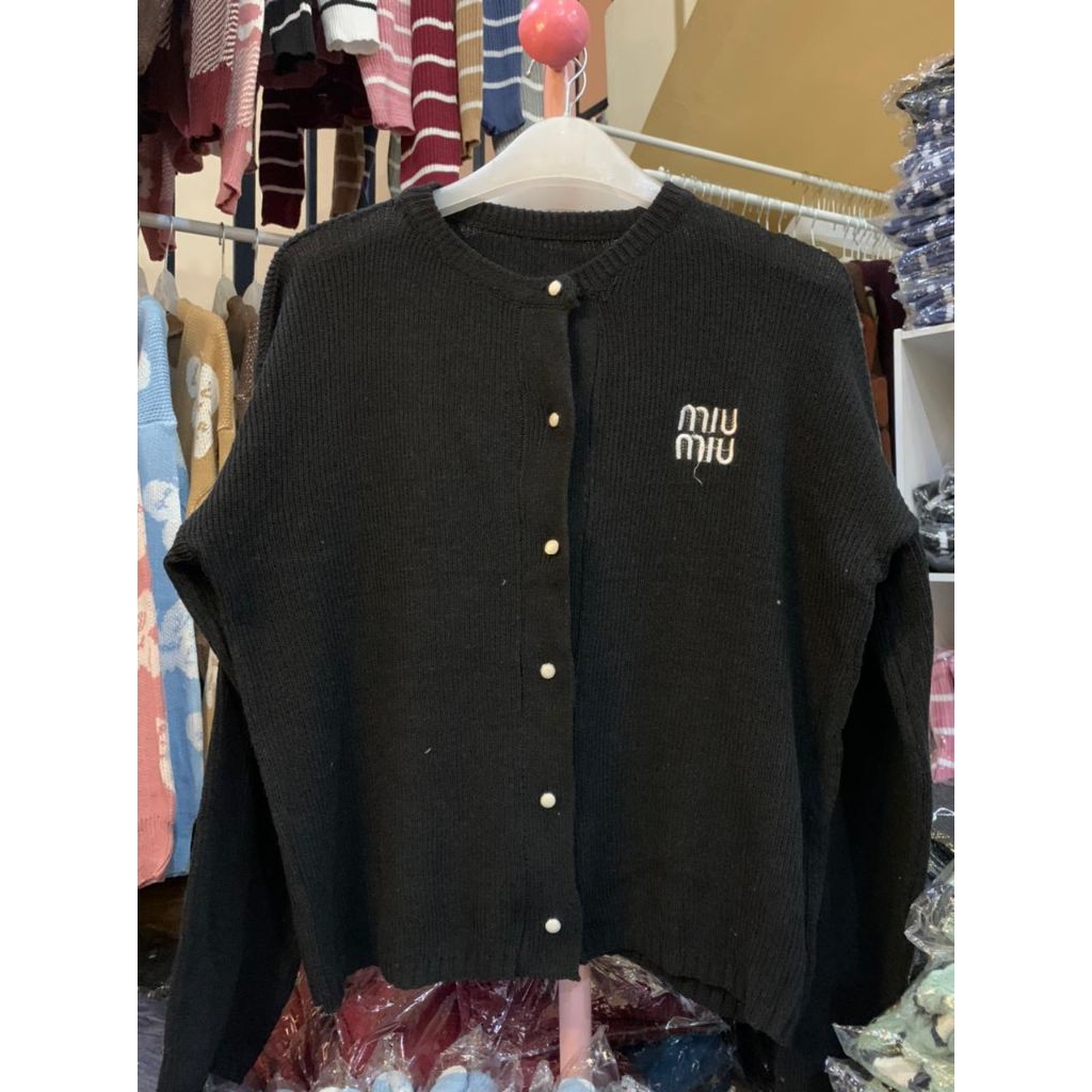 Cardigan Knit Miu-Miu Premium