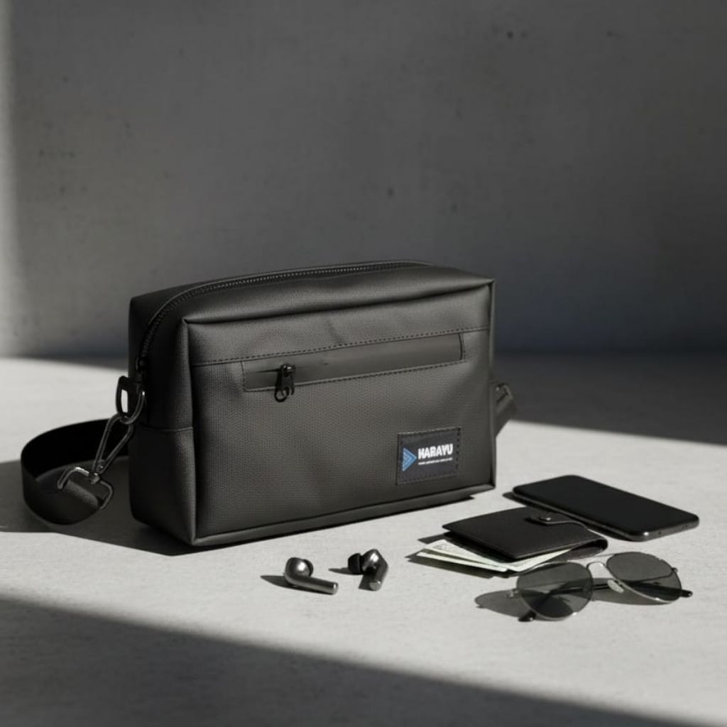 Hand Bag Waterproof | Tas Selempang Anti Air Harayu Bahan Cordura Bimo