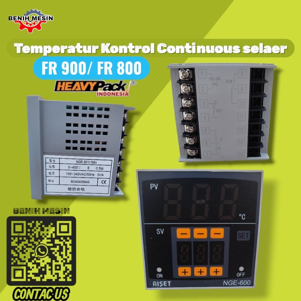 Temperatur Continuous Sealer FR900/FR800