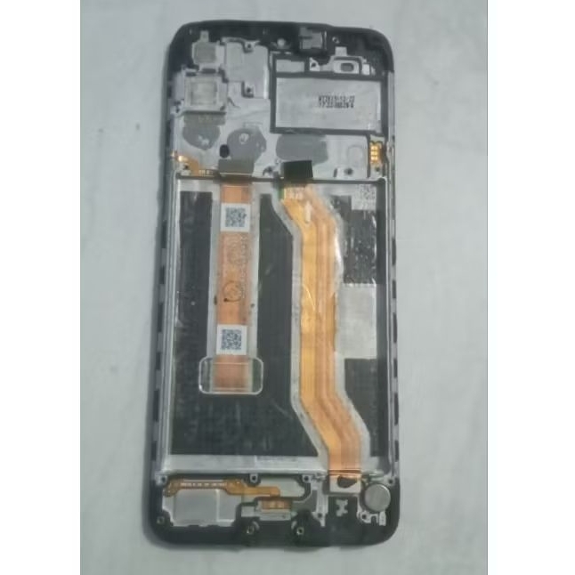 frame tatakan realme c3 ori copotan,, bonus lcd retak