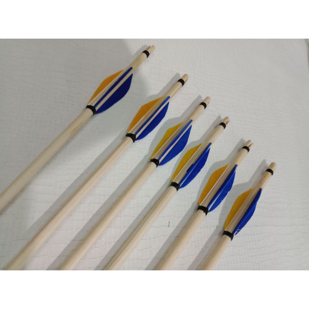 Arrow Spruce Vanes Kalkun Isi 6pcs