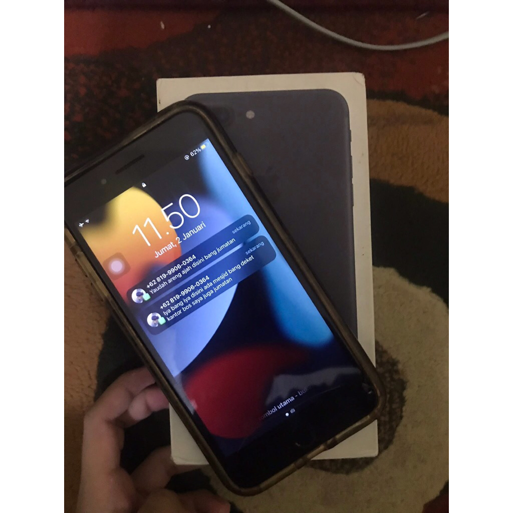 iPhone 7Plus jet black 128gb