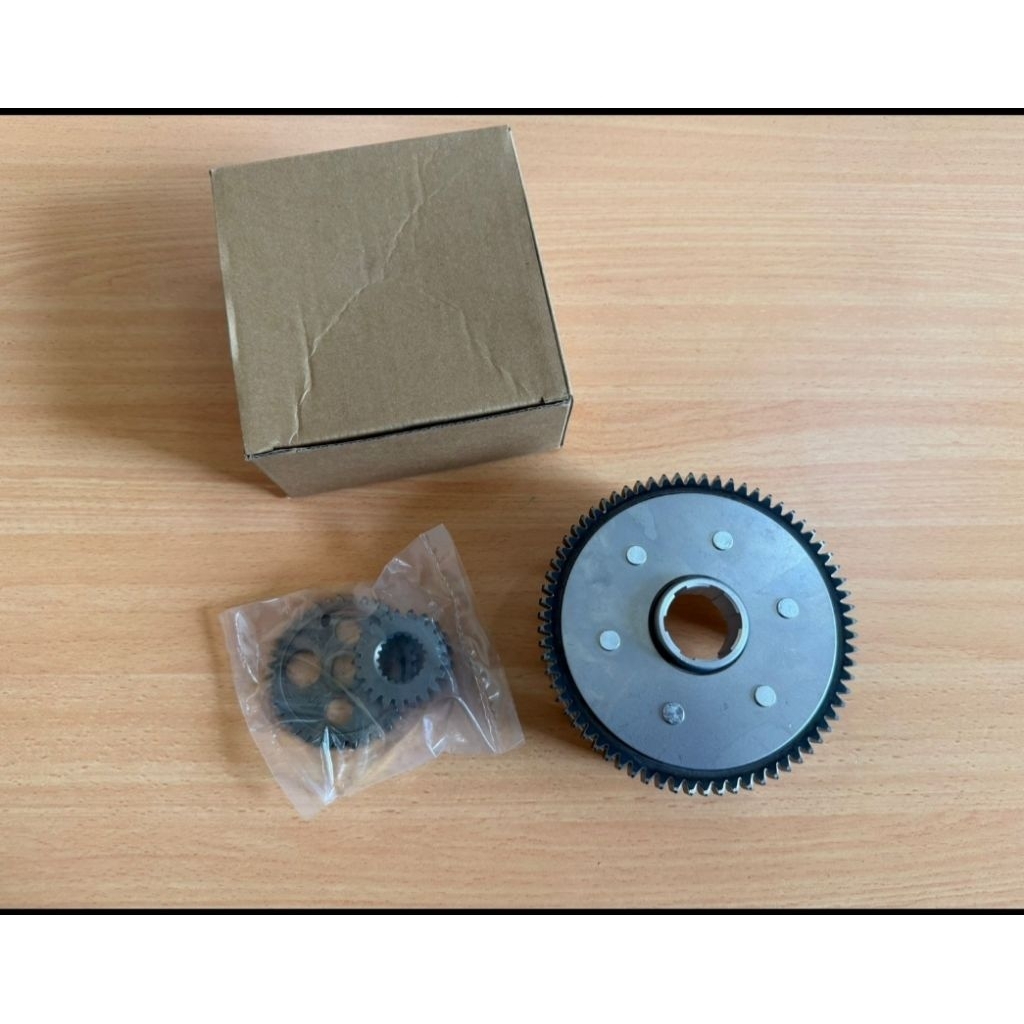 Set Kopling Draf Gear Tiger  22/68 - Anti DENGUNG, Sirkulasi Oli Baik, Instalasi Mudah paket hemat..