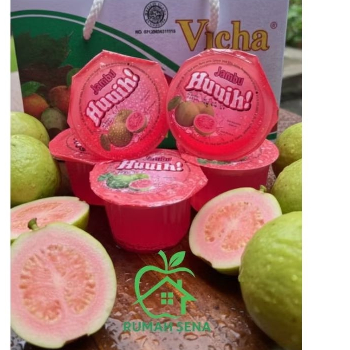 Sari jambu isi 24 minuman khas kota Batu Malang vicha huuih gratis packing kardus kirim seluruh Indo