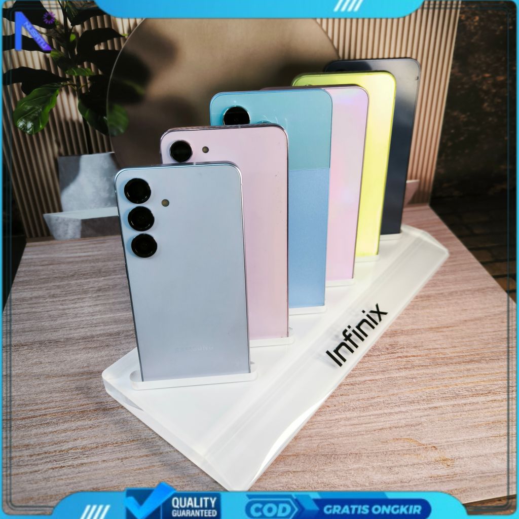 Stand Holder Hp Akrilik 6 Display  - Stand Holder Display Hp Tebal Termurah