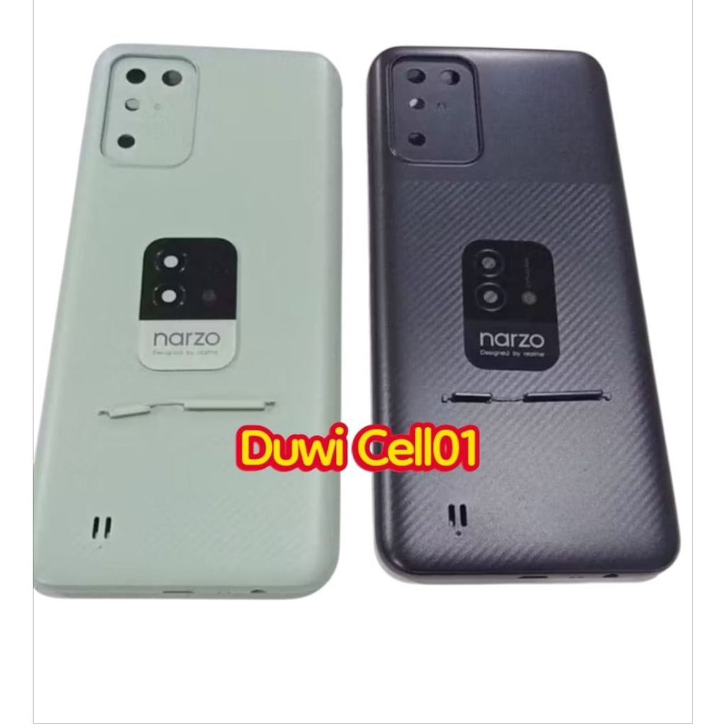 BACKDOOR BACKCOVER  REALMI NARZO 50i TUTUP BLAKANG  HOSING