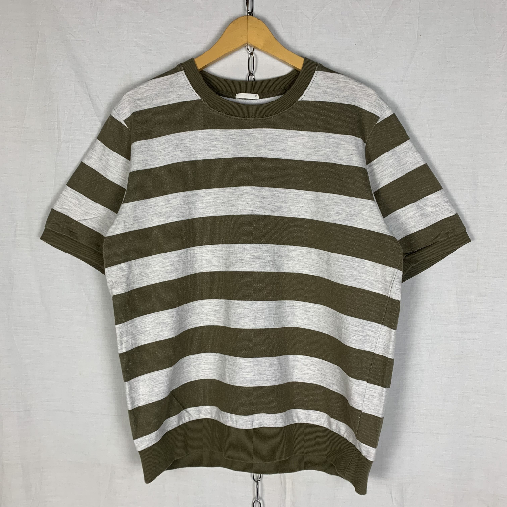 Uniqlo GU Stripe S/S Sweater Crewneck Salur