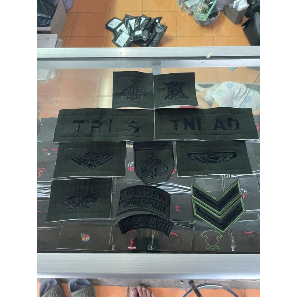 Atribut Bordir PDL TNI AD MALVINAS Tanpa Perkeras