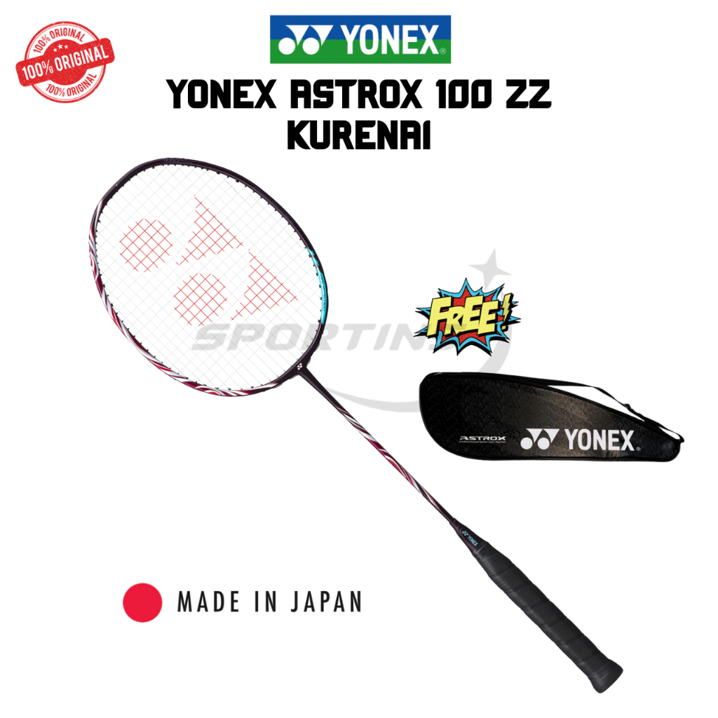 Raket Badminton Yonex Astrox 100zz Kurenai Original