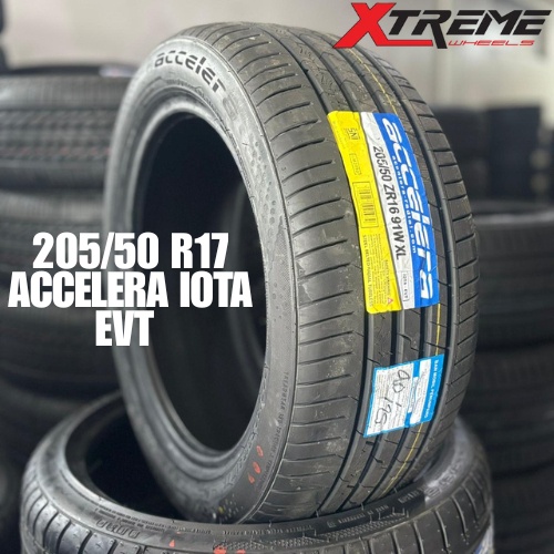 Ban mobil 205/50 r17 accelera iota evt - ban baru 205 50 ring 17 tubles