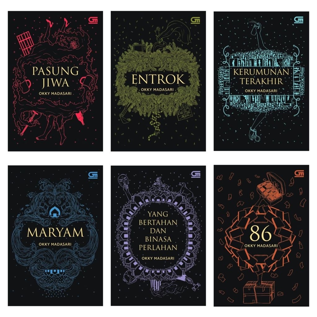 Buku Novel Pasung Jiwa / Entrok / Kerumunan Terakhir / Maryam / Yang Bertahan dan Binasa Perlahan / 