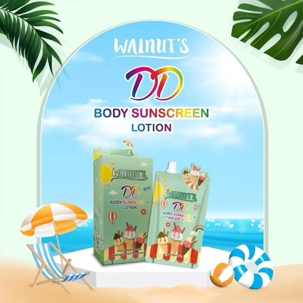 DD wlnts Body lotion sunscreen waterproof