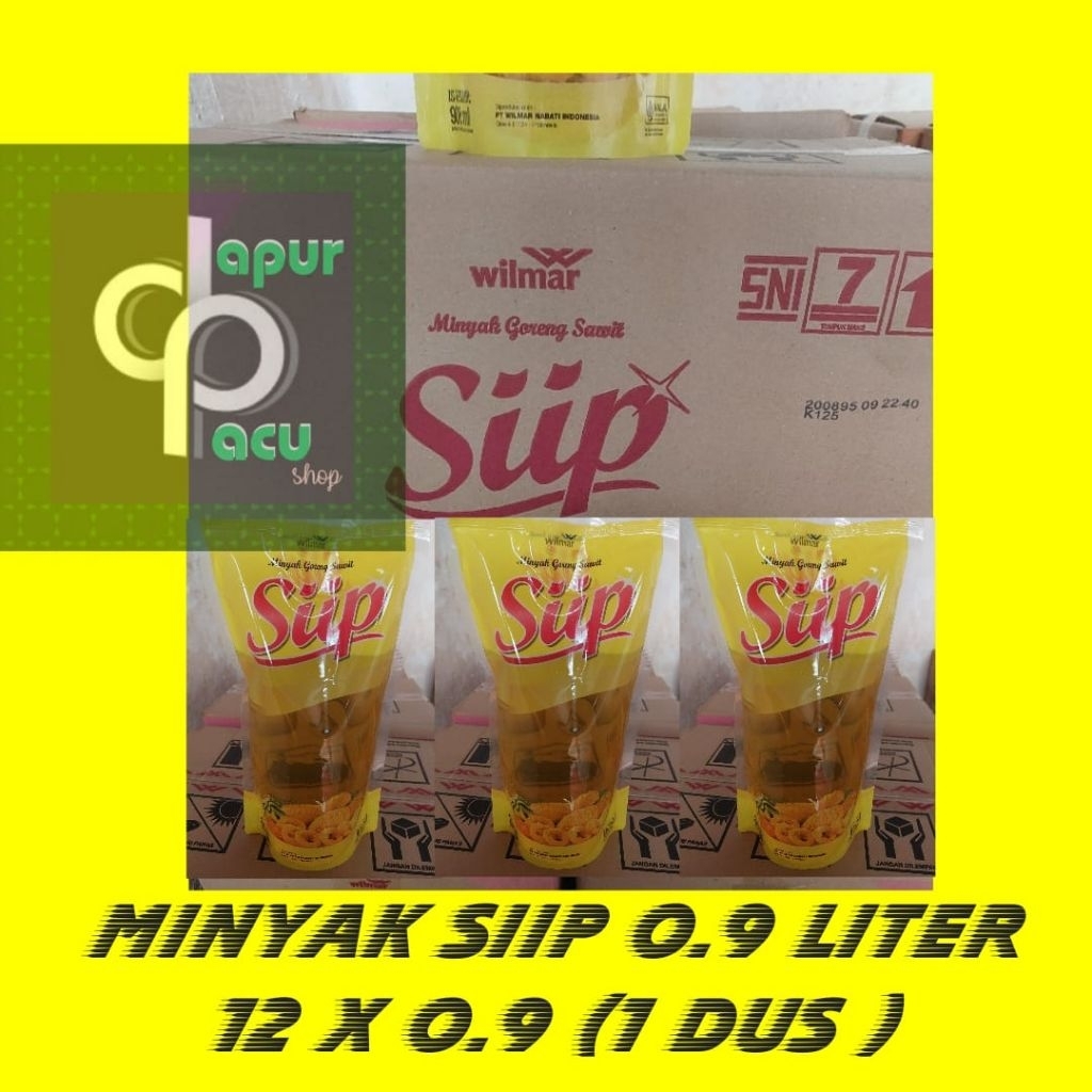 Minyak Goreng Siip 0,9 liter (1 dus isi 12)