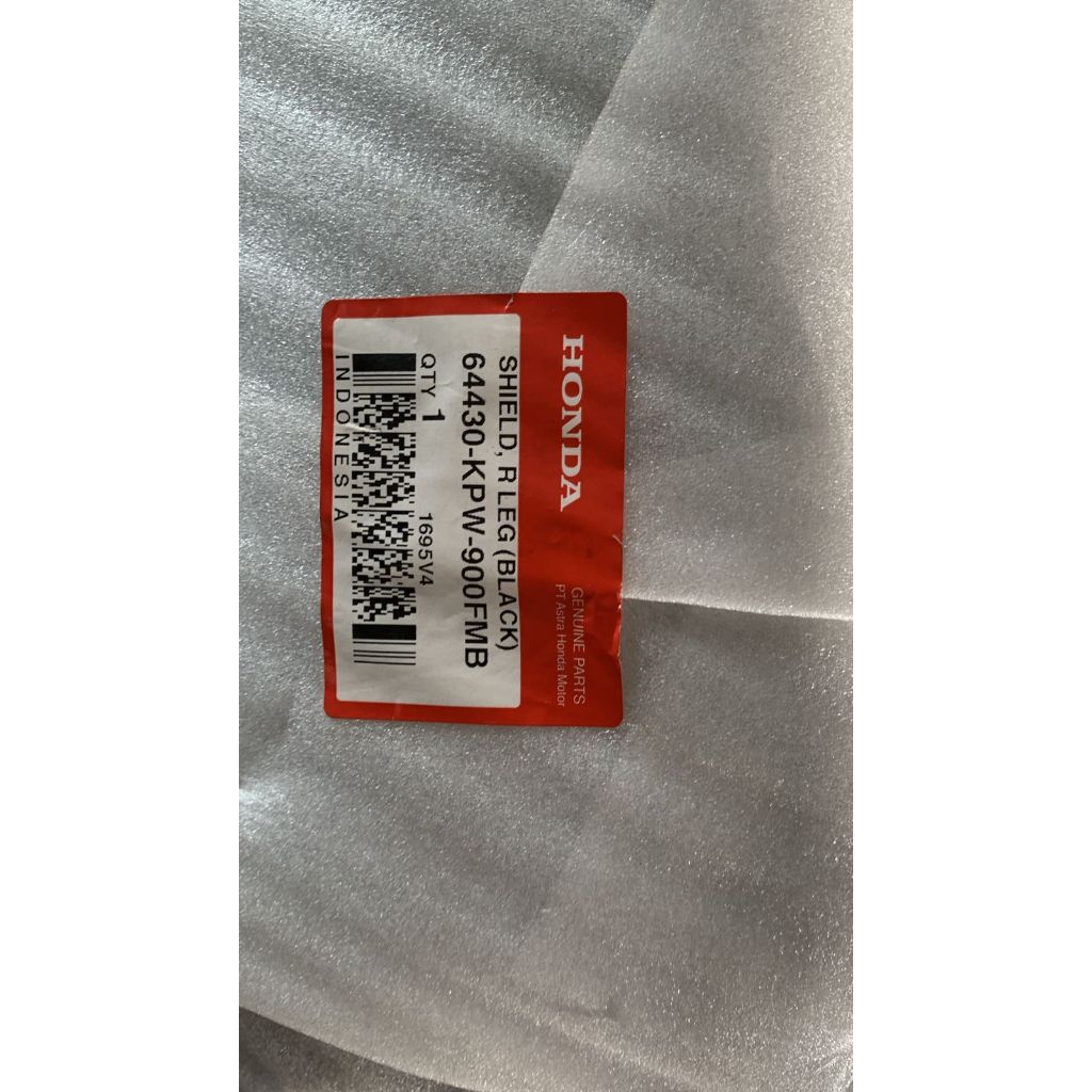 SHIELD  R LEG(BLK) - 64430KPW900FMB