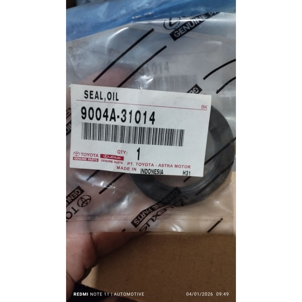Seal Transmisi Belakang Avanza Xenia Rush Terios Original 9004A 31014