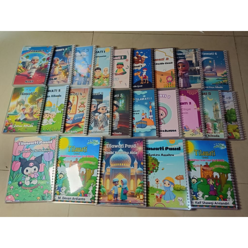 DIY Full Laminating Tilawati 1/2/3/4/5/6