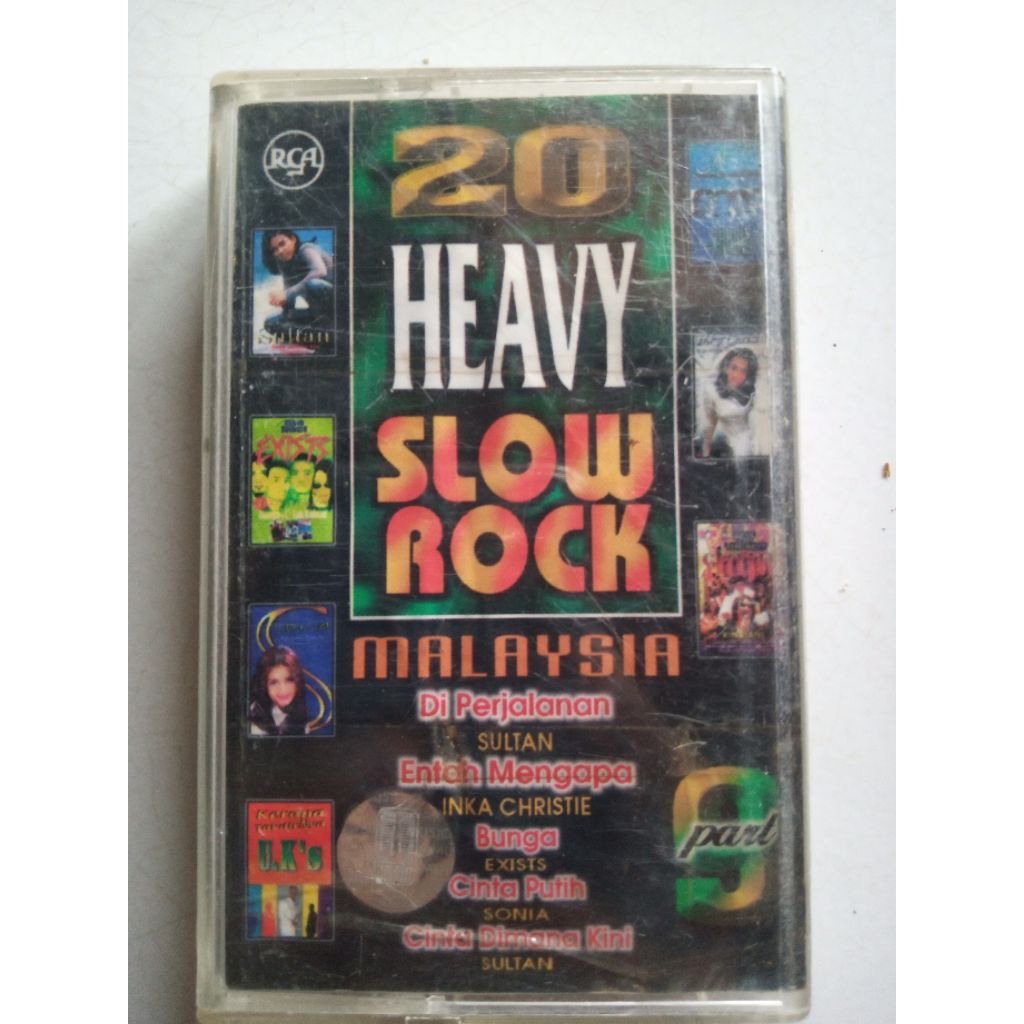 Kaset Pita 20 Heavy slowrock Malaysia Vol. 9 kondisi lihat foto dan deskripsi