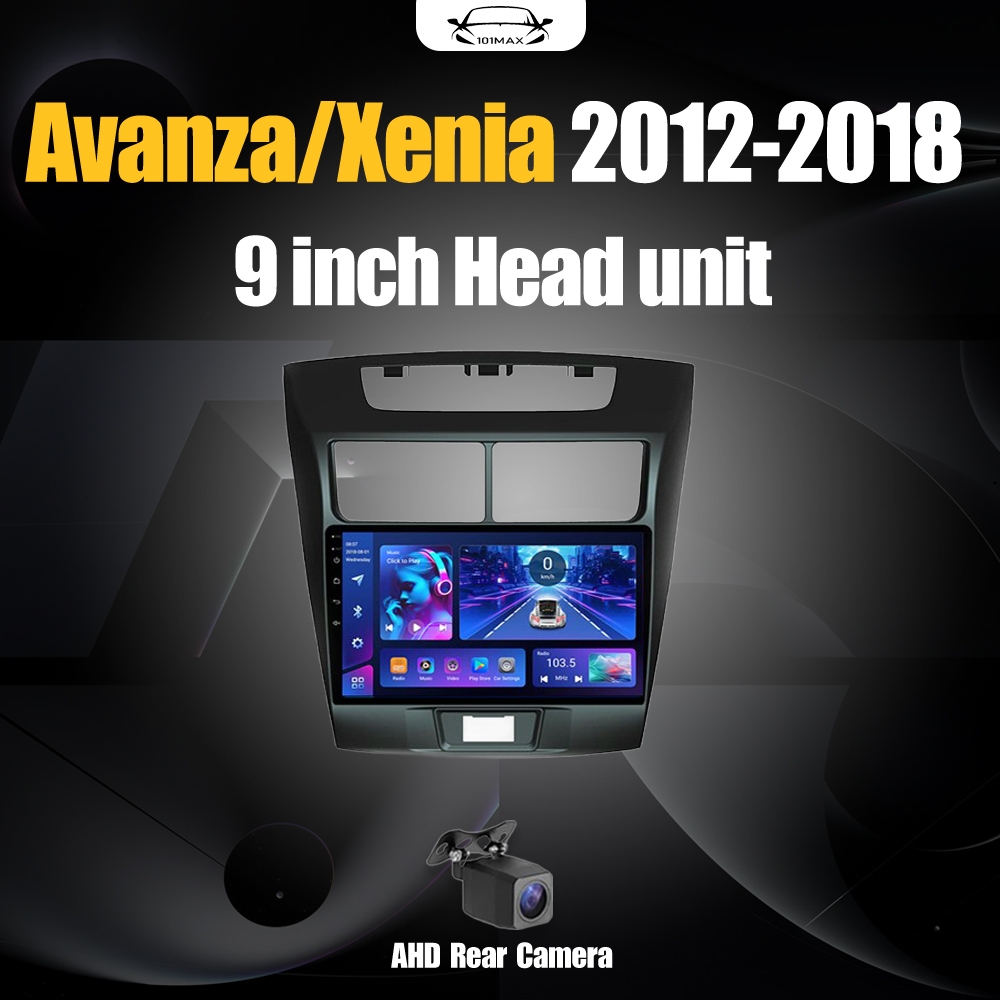 Android 15 Head Unit 9" IPS For Toyota Avanza/Xenia 2012-2018 Head Unit 8 Chip Nuklir 8+64GB/8+128GB