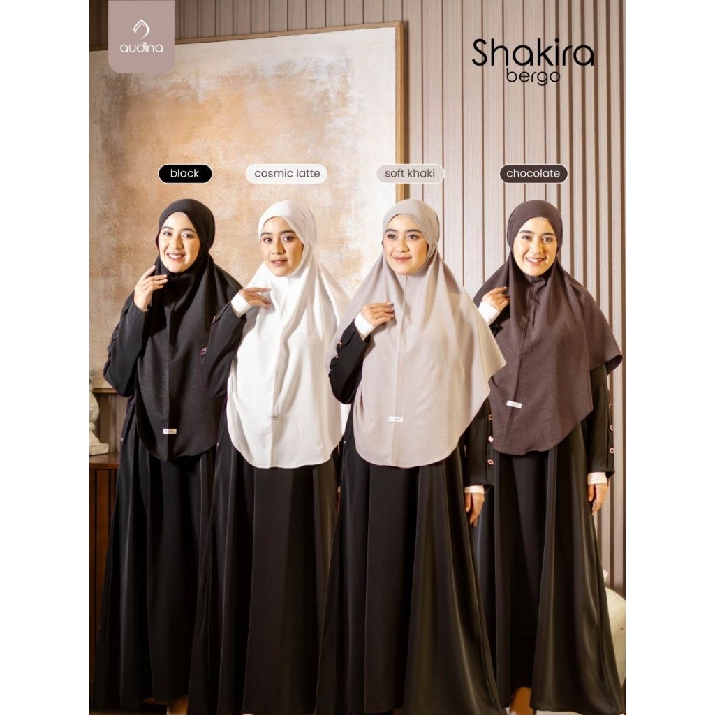 Shakira Bergo Tali Hijab Instan Syari by Audina