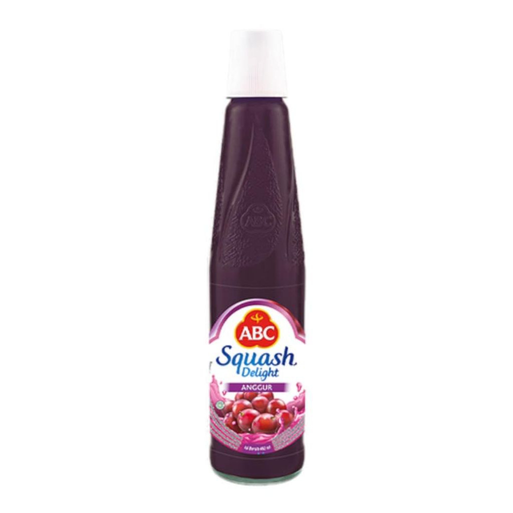 Sirup Squash ABC Anggur 450ml - Manis Segar, Campuran Minuman, Kreasi Hidangan