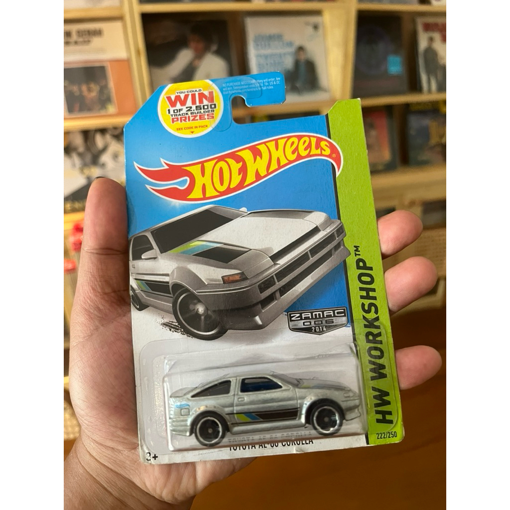 HOT WHEELS TOYOTA AE-86 COROLLA ZAMAC