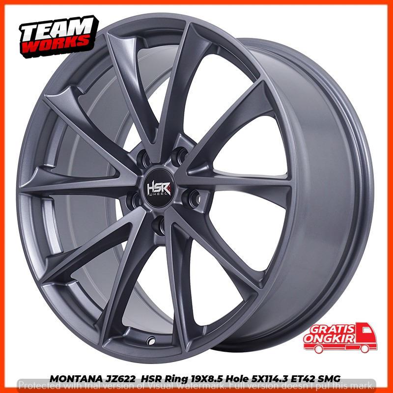 VELG MOBIL KEREN HSR MONTANA RING 19 LEBAR 85 ET42 BUAT MOBIL ALGRAND CAPELLA EXPRES PELAK R19 GREY