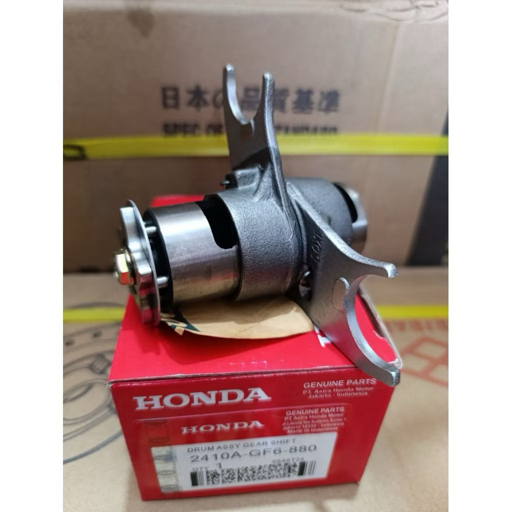 DRUM GIGI MESIN GARPU SENDOK GIR RASIO DRUM OPERAN CAPIT UDANG FORK SHIFT ASSY HONDA WIN 100 WIN100 