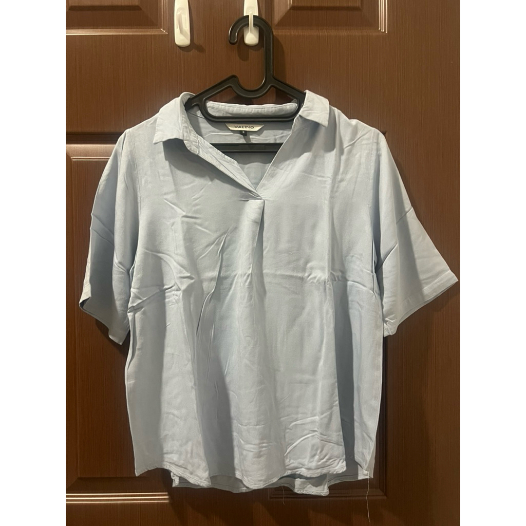 Valino Blouse Biru Wanita