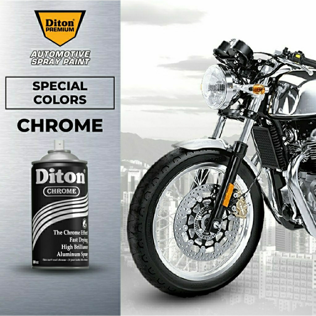 #MAU# Cat Semprot Diton Premium Paket Lengkap Chrome (9120,9109,Diton Chrome) Krom Kilap Crome Mantu