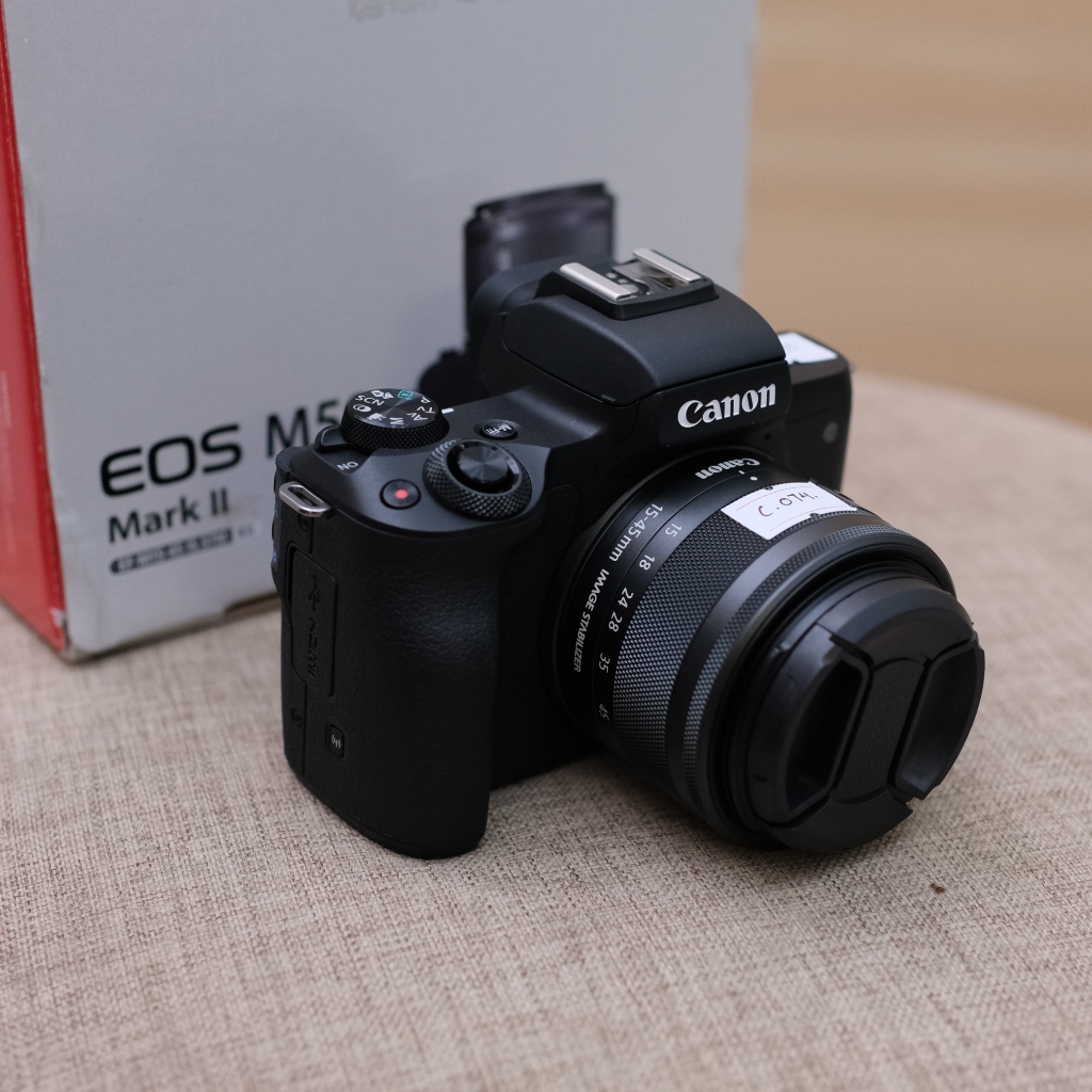 99% NEW CANON M50 MARK II / CANON M50ii MARK 2 KONDISI MASIH SEPERTI BARU LIKE NEW
