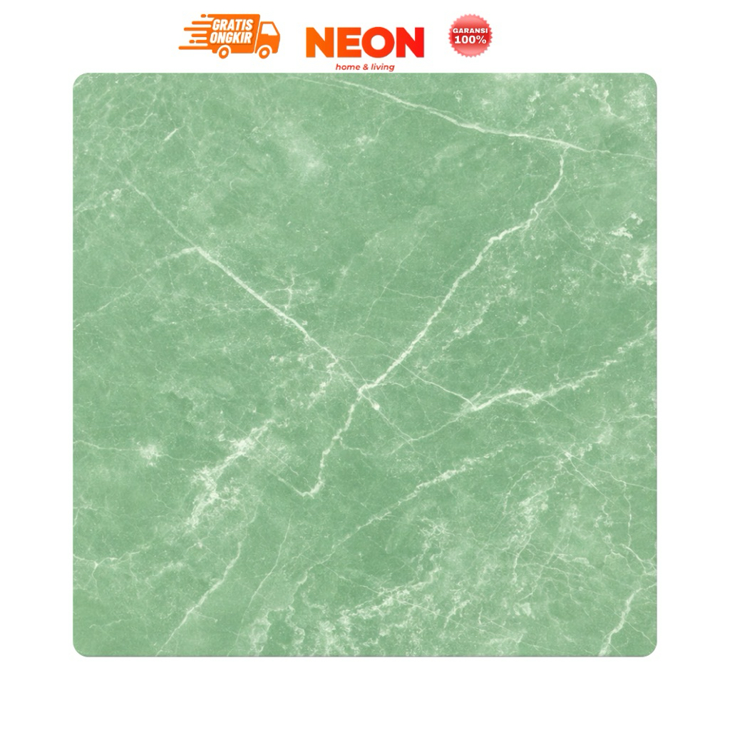 NEON Accura Keramik Lantai Mengkilap 40 x 40 Green | Heliconia