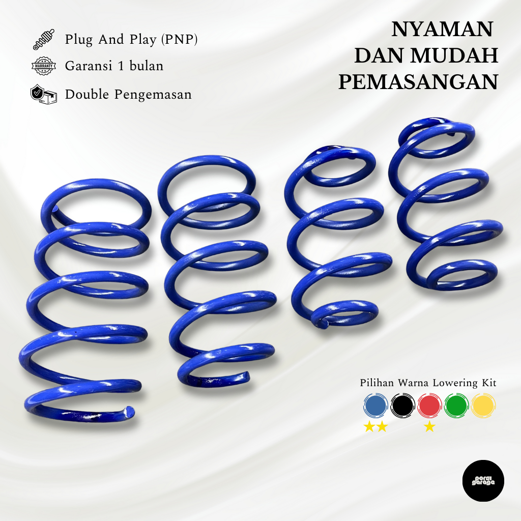Per Ceper Custom Lowering Kit PNP All New Avanza/Xenia/New Rush/New Veloz [4 pcs]