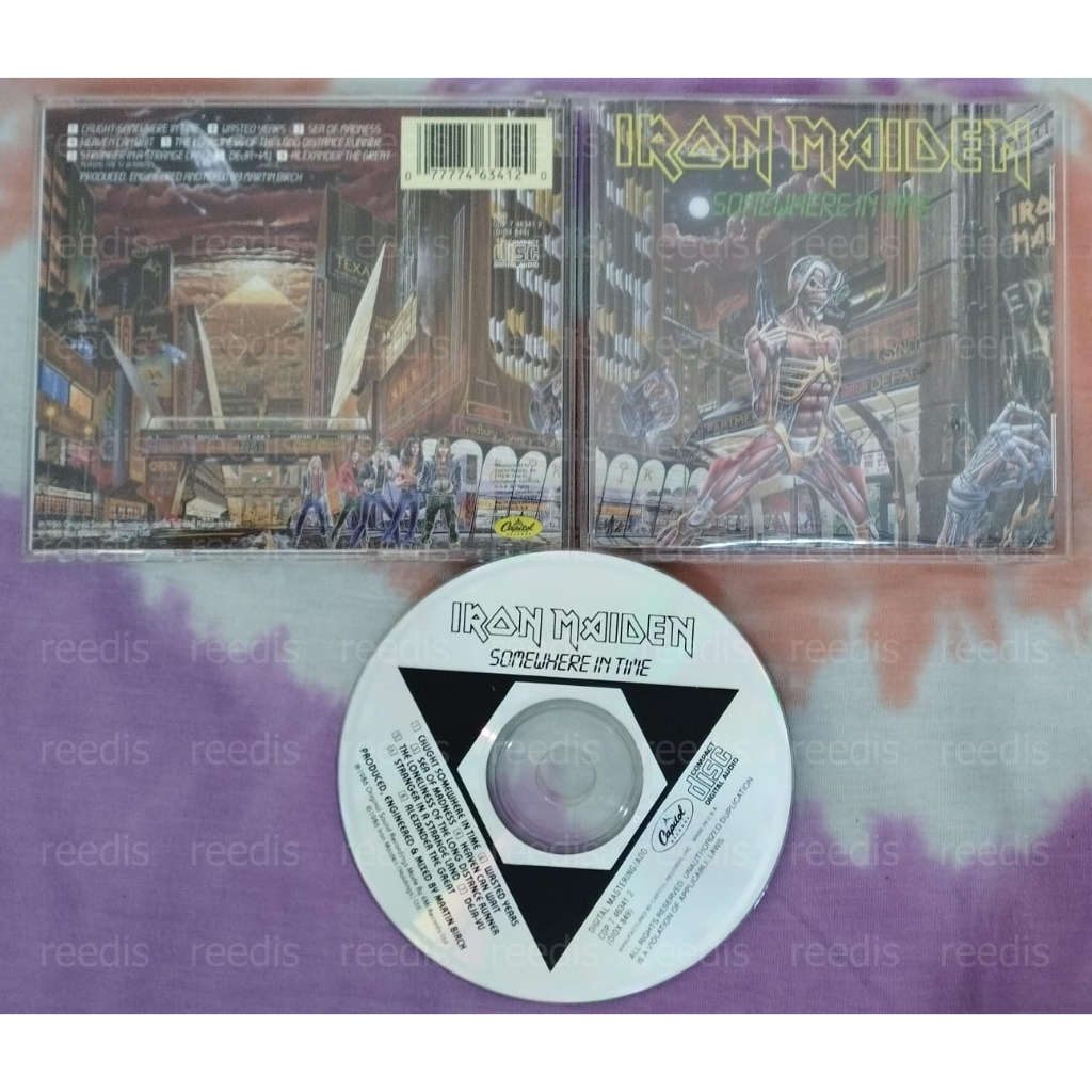 Iron Maiden - Somewhere in Time, Reissue US - CD
