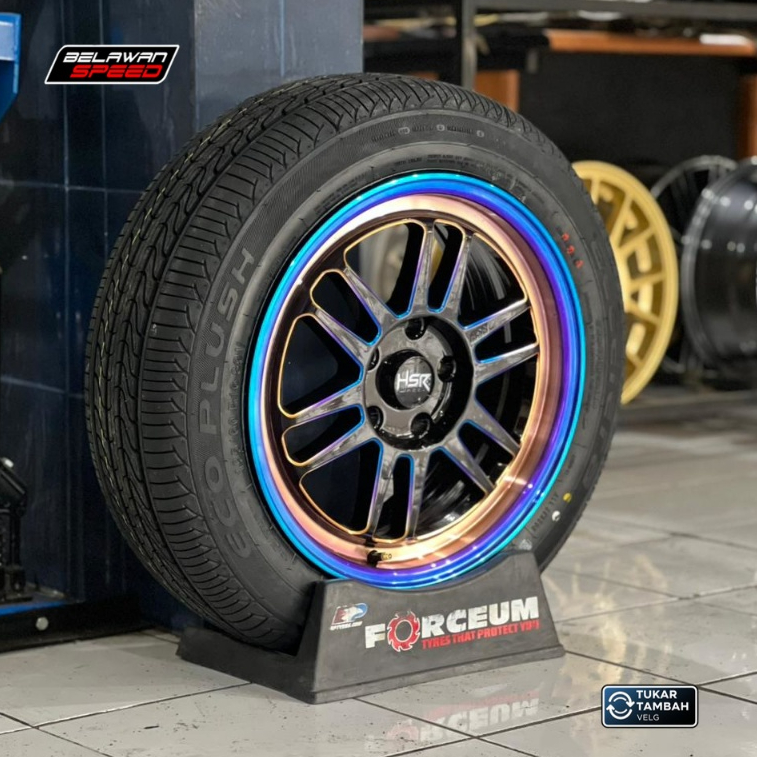 Paket Velg Mobil Plus Ban Ring 16 HSR BOROKO BLY RAINBOW / for BRV ERTIGA LUXIO TARUNA RUSH XPANDER