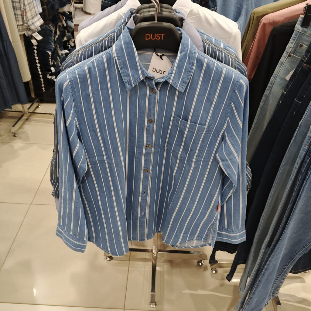 DUST KEMEJA WANITA - KEMEJA SALUR WANITA - ORIGINAL