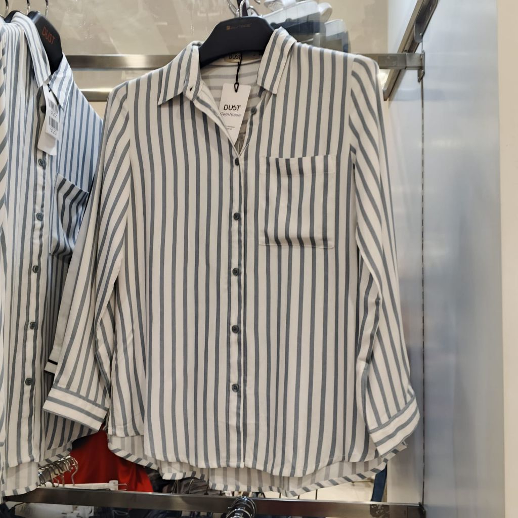 DUST KEMEJA SALUR WANITA - KEMEJA PANJANG WANITA - ORIGINAL