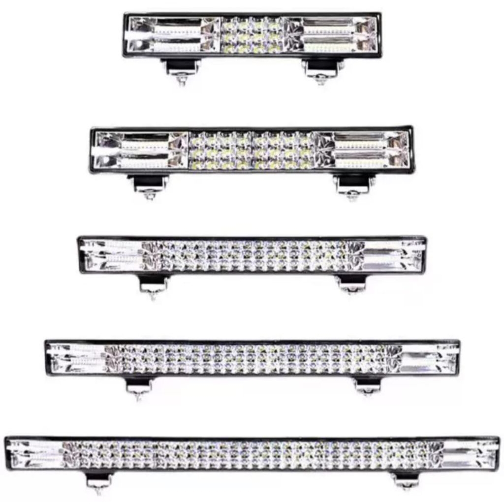 Lampu tembak sorot LED Light Bar 540W 540 Watt Roofrack 5 mode 3 baris 55cm 81cm 105cm 131cm 22 inch