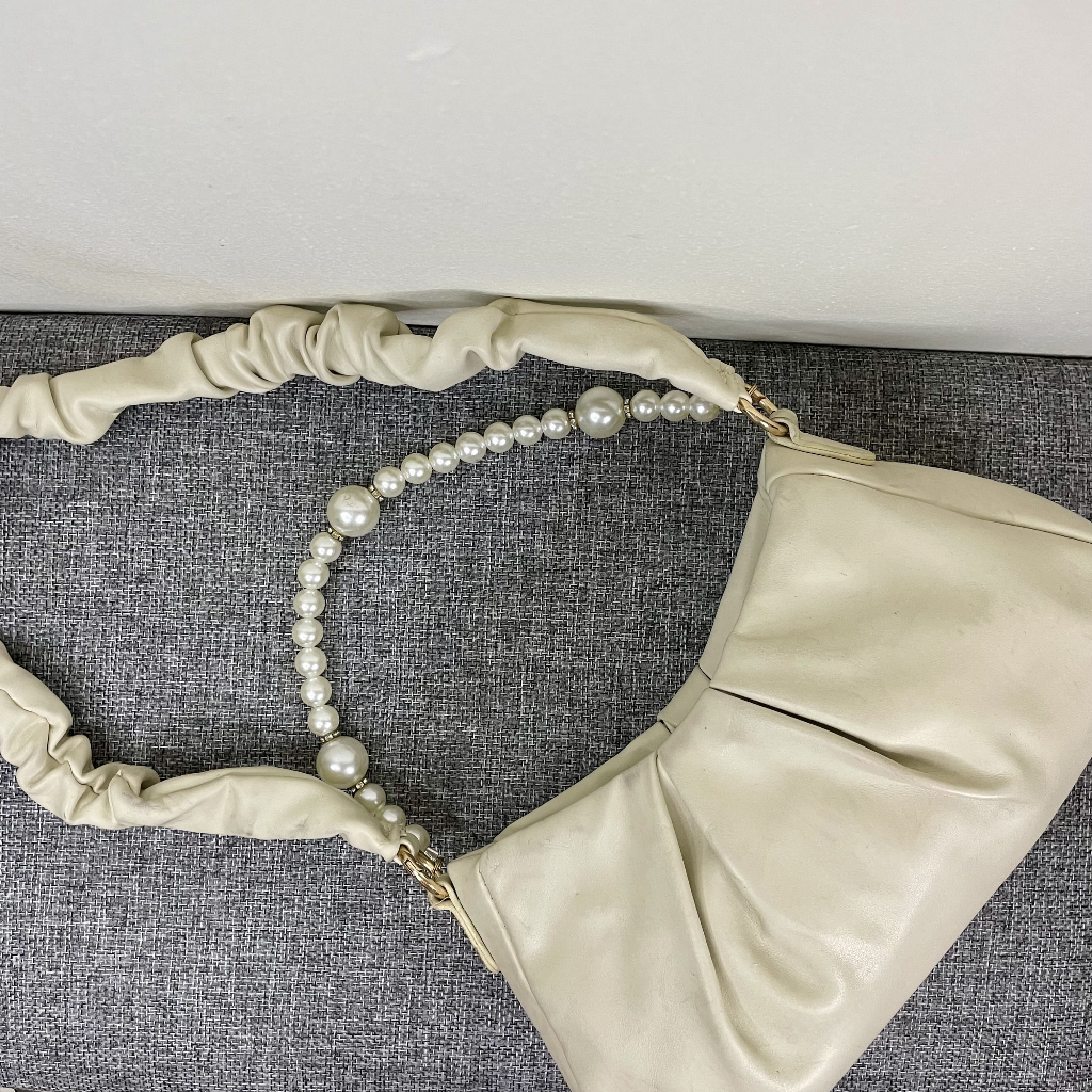 [NEGO] Tas Bahu Kulit Wanita Cewek Mini Pearl Bag GC 8538 GC8538 Shoulder Gadis Sintetis Leather Kec