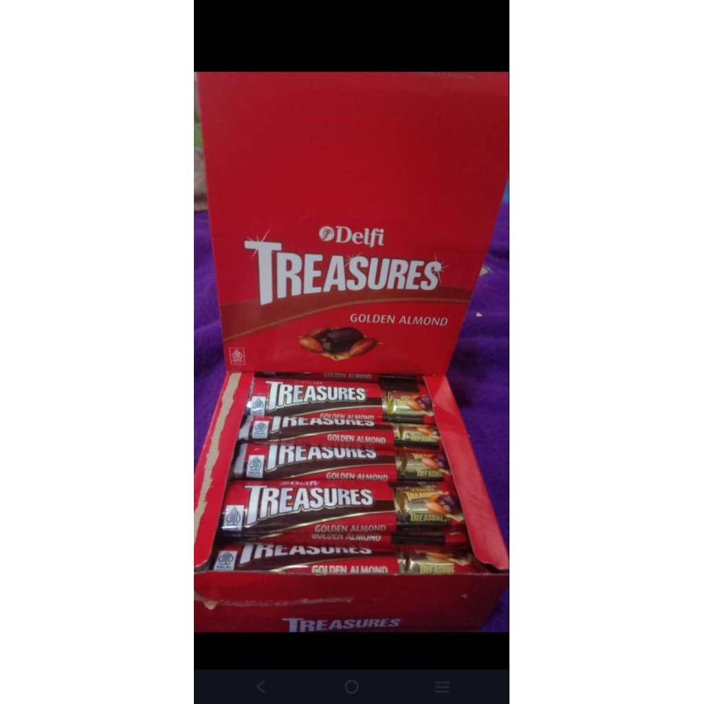 Delfi treasure golden almond 4pcs perpack