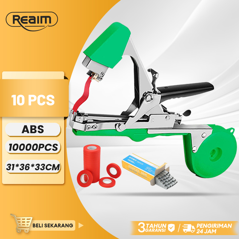 REAIM Tapetool Hand Tying Machine Alat Pengikat Lanjaran Tanaman Tapetool Pengikat Tanaman