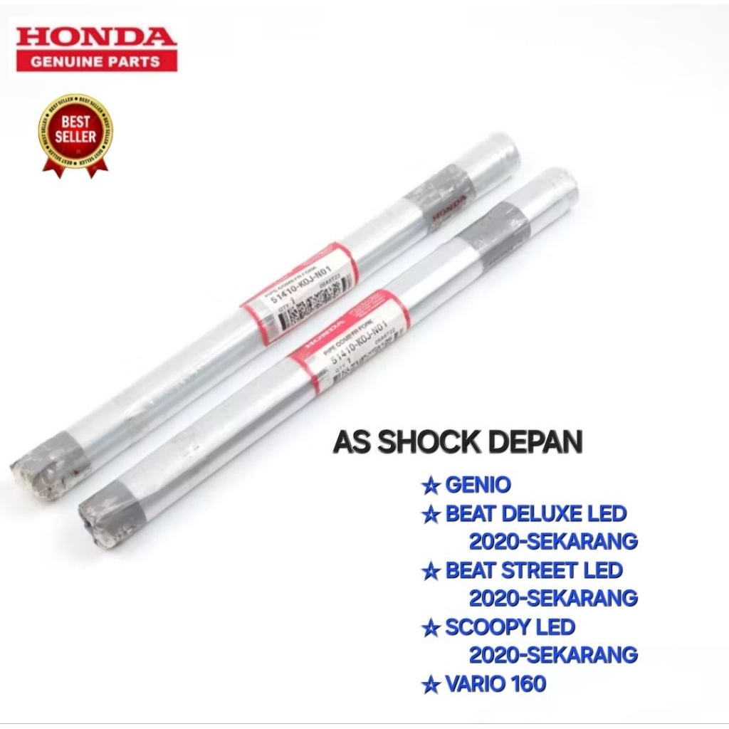 AS SHOCK DEPAN PIPA SHOCK DEPAN GENIO BEAT DELUXE LED 2020-SEKARANG BEAT STREET LED 2020-SEKARANG SC