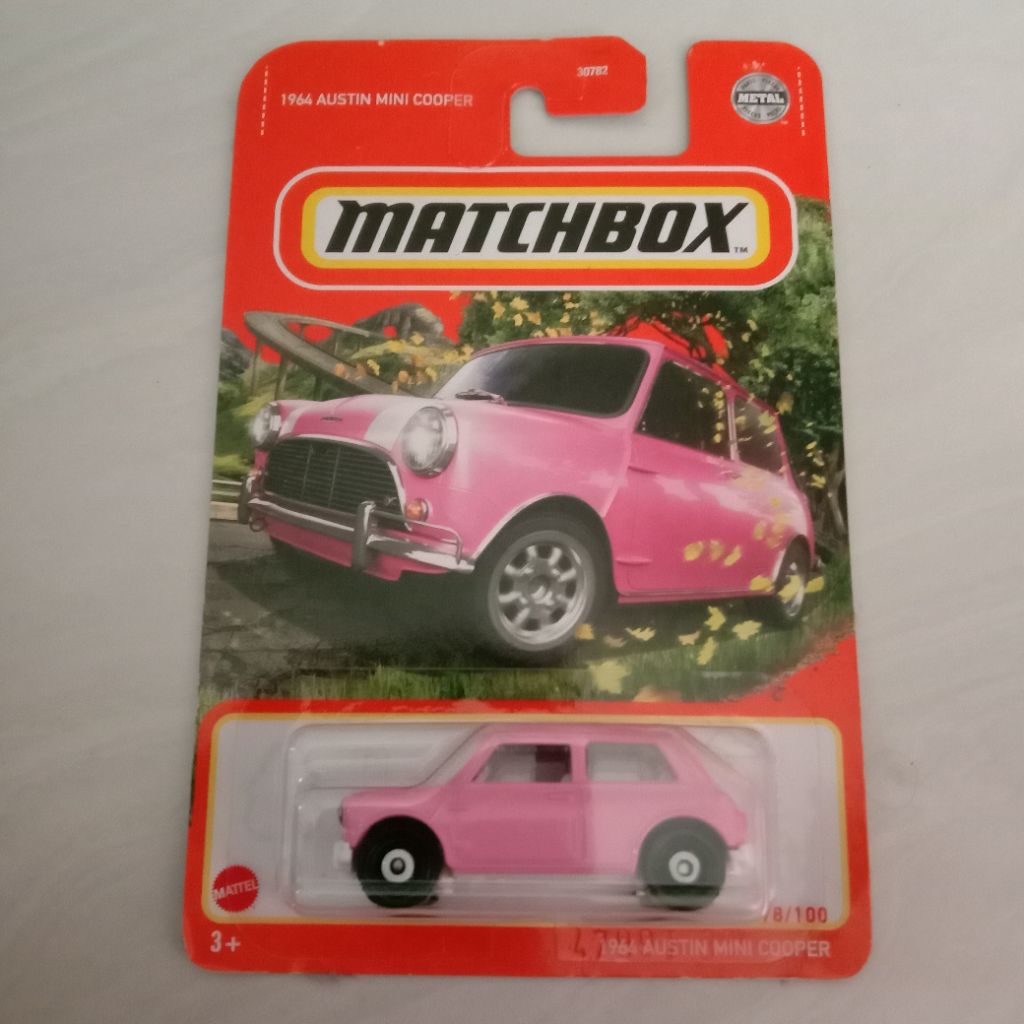 matchbox 64 Austin mini cooper pink