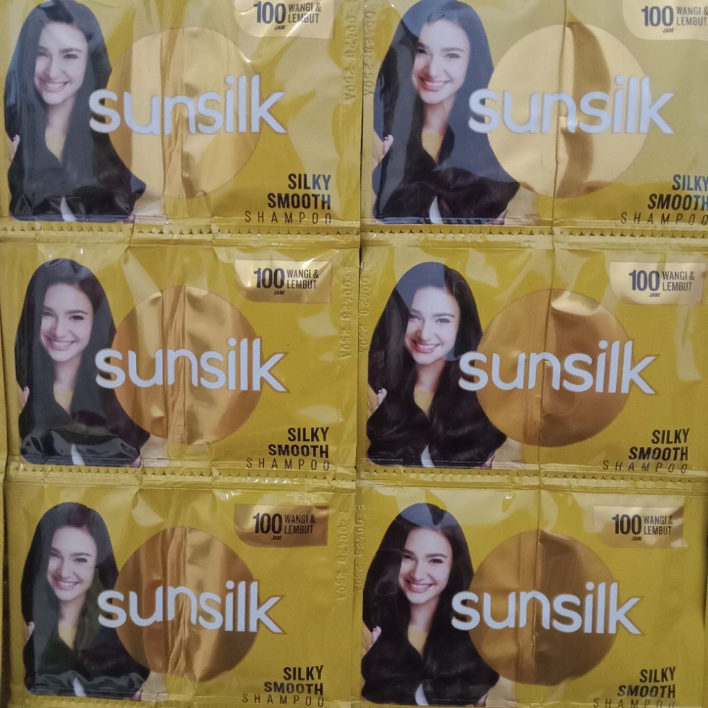 36 SACHET SUNSILK 1000 SILKY SMOOTH (SHAMPO)