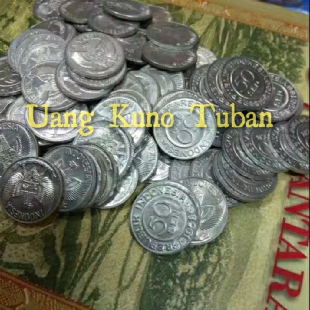 KOIN 50 SEN 1961 ' GARUDA PANCASILA ' _ 1 KEPING