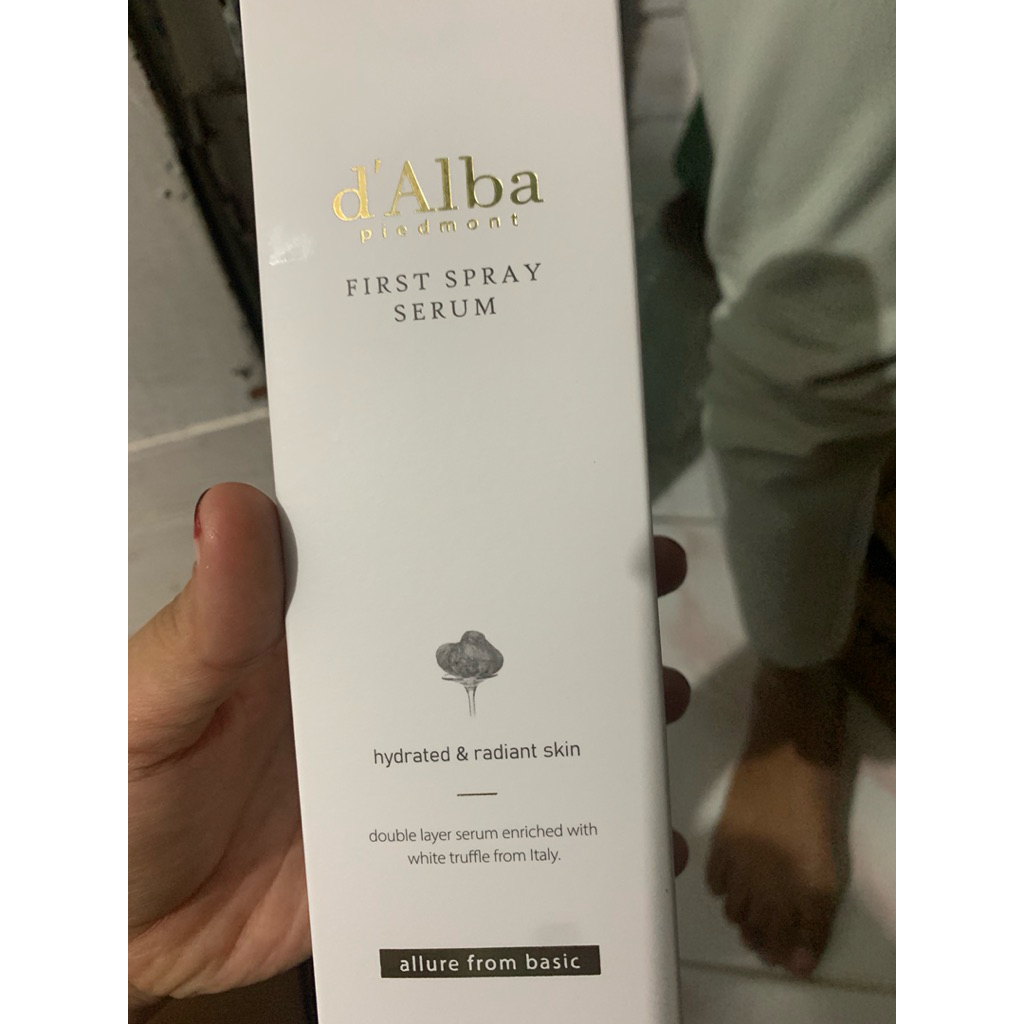 D'Alba White Truffle First Spray Serum 180ml#preloved d'alba #segelnew