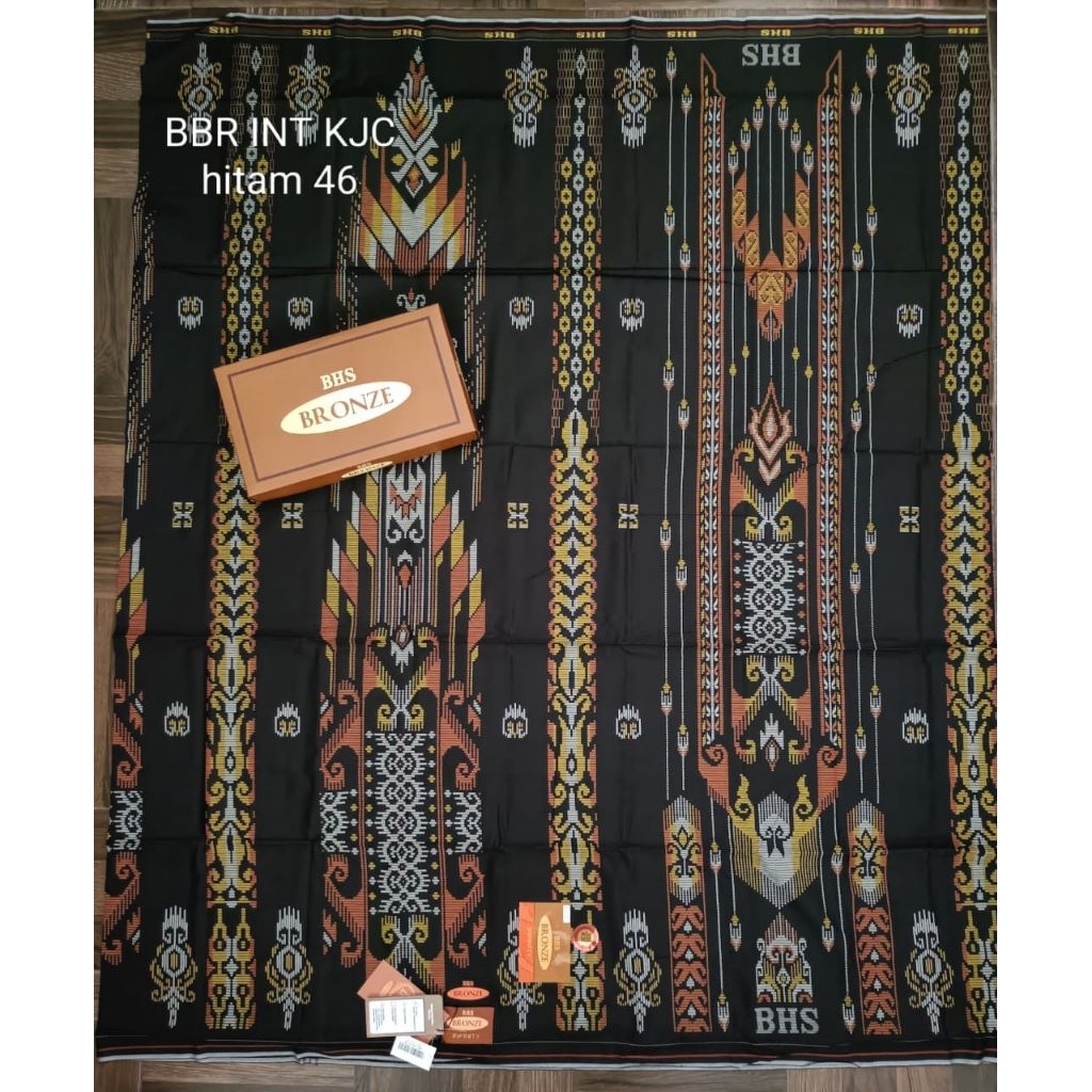 sarung bhs infiniti bronze motif kekinian bahan kain mesres lembut
