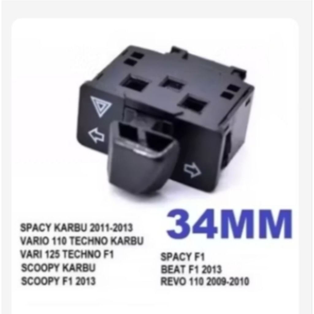 tombol saklar sen hazard Vario 125 beat