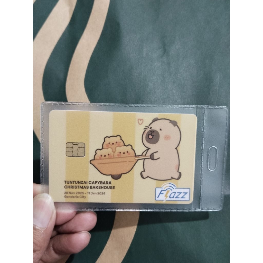 Kartu E-Money Flazz BCA Edisi Kapibara Dari Gandaria City